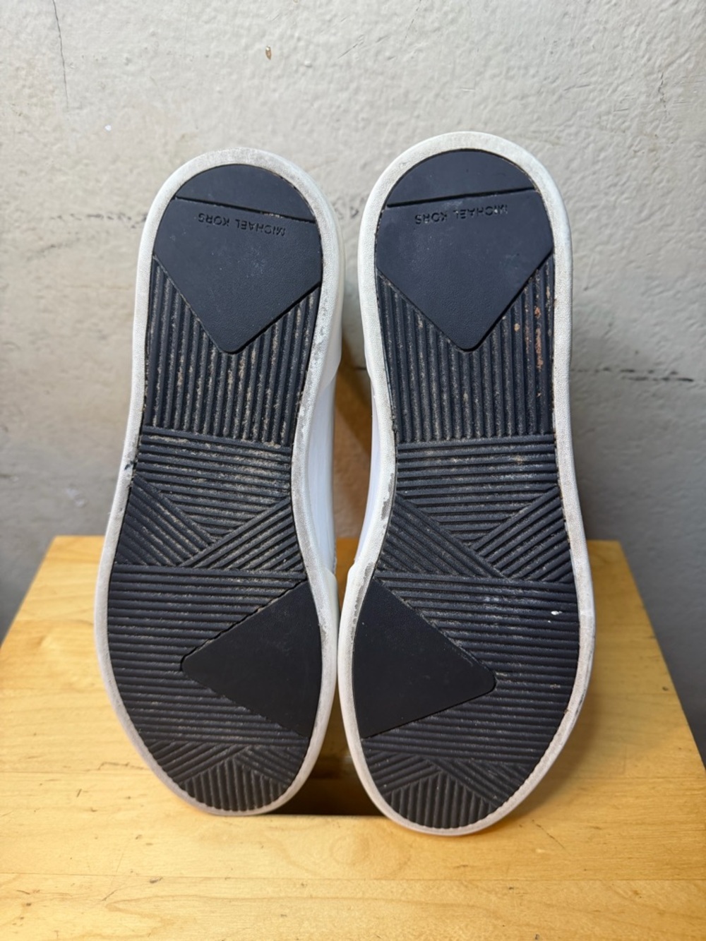 Michael Kors MK Logo Sock Sneakers Black White Slip-On Sneaker Boots - Picture 5 of 6